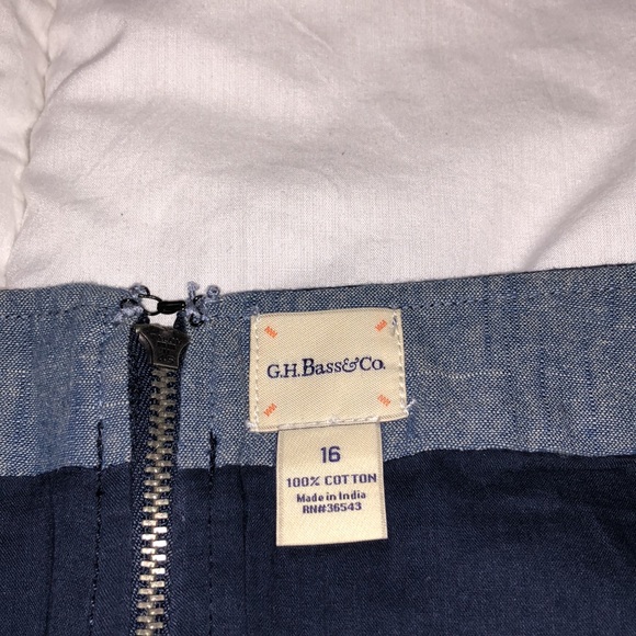 Navy blue eyelet skirt - Picture 5 of 5